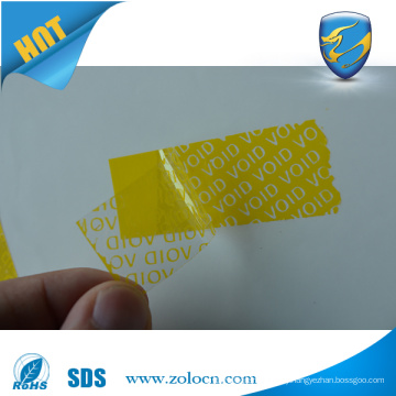 Tamper Evident void security seal Label Sticker